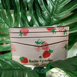 No longer avail:wild strawberries sm card holder